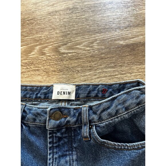 Sezane Denim Brut Sexy Jeans in Denim Blue Size 6 or 28 - Picture 4 of 9